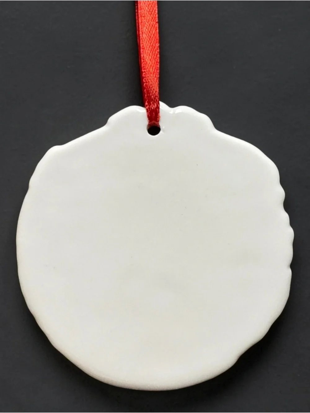 NIB O Holy Night Nativity Ornament 3D Porcelain Religious Christmas Decor